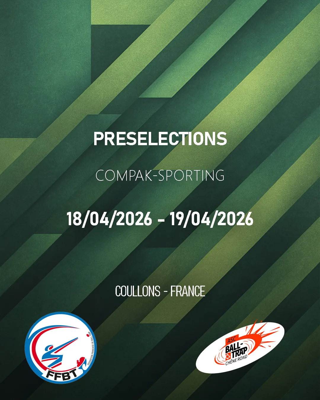Preselections - Compak-Sporting - Coullons, France (April 2026)