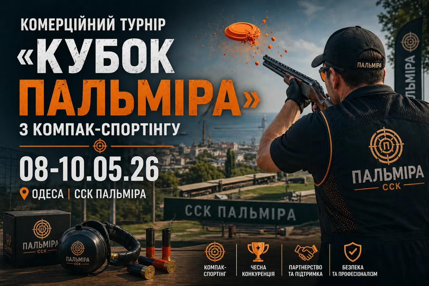 Комерційний турнір «Кубок Пальміри» з компак-спортінгу 8-10.05.26 